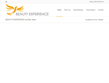 Tablet Screenshot of beautyexperience.de